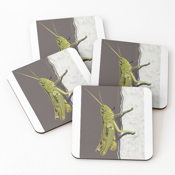 Item preview, Common Green Grasshopper designed and sold by TinaJostDesigns.