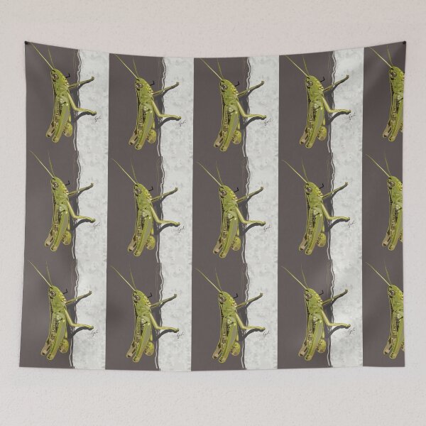 Item preview, Common Green Grasshopper designed and sold by TinaJostDesigns.