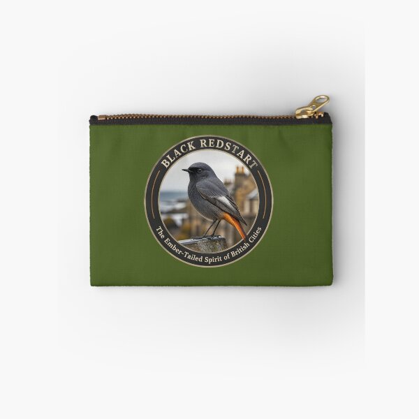 Item preview, BLACK REDSTART   – The Ember‑Tailed Spirit of British Cities designed and sold by The Digital Compass.