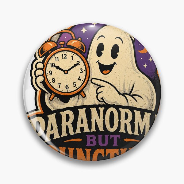 Artikelvorschau, Paranormal, aber pünktlich entworfen und verkauft von Peak Pop Designs | Funny Gifts, Cozy Art & Cute Animals .
