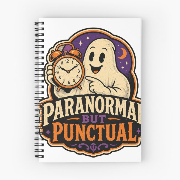 Item preview, Paranormal but Punctual designed and sold by Peak Pop Studio..