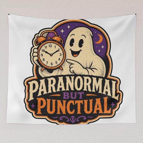 Item preview, Paranormal but Punctual designed and sold by Peak Pop Studio..