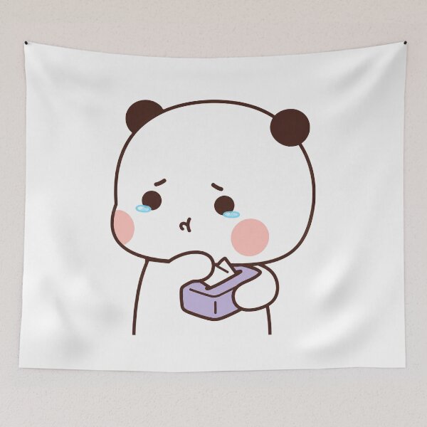 Item preview, Sad Bubu Crying With Tissue Box designed and sold by Tom-Riley.