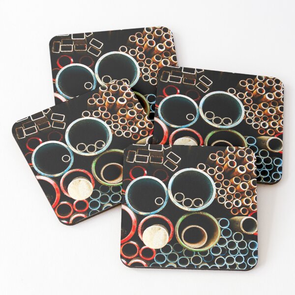 Item preview, Circular Steel Pipes Color Pattern | 산업패턴 designed and sold by HyunDam.