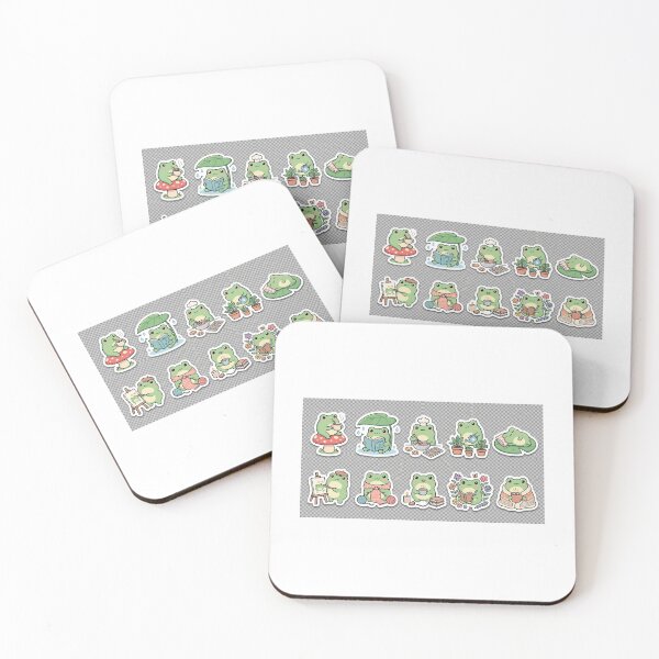 Item preview, Cute Frog Sticker | Kawaii Frog Art designed and sold by Shopichics.