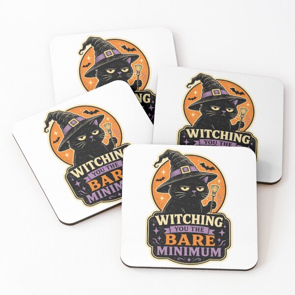Item preview, Witching You the Bare Minimum designed and sold by Peak Pop Designs | Funny Gifts, Cozy Art & Cute Animals .