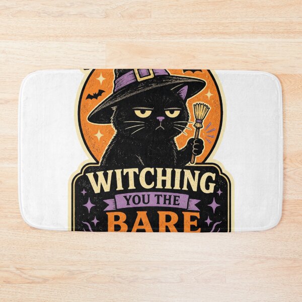 Item preview, Witching You the Bare Minimum designed and sold by Peak Pop Designs | Funny Gifts, Cozy Art & Cute Animals .