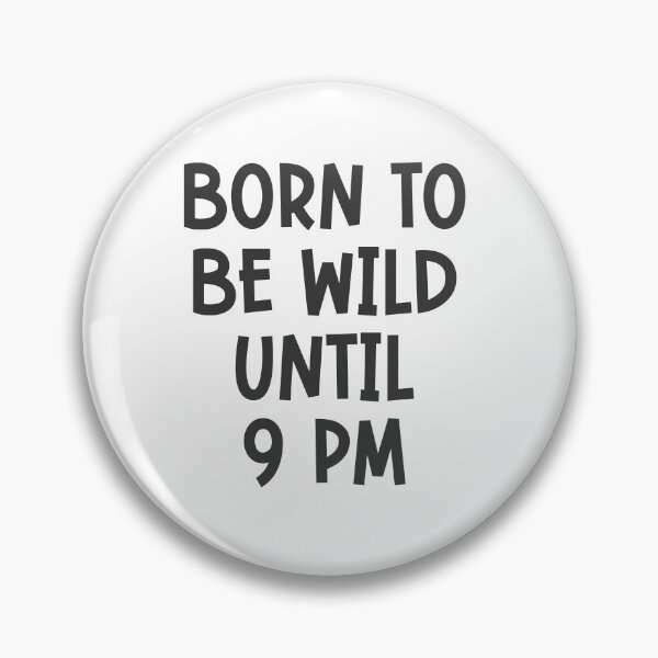 Item preview, Born To Be Wild Vintage Typography Design designed and sold by FoxFrame Studio.