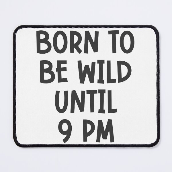 Item preview, Born To Be Wild Vintage Typography Design designed and sold by FoxFrame Studio.