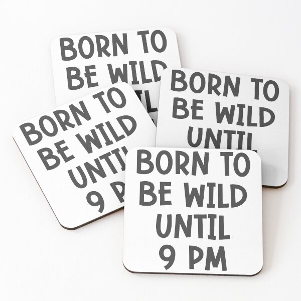 Item preview, Born To Be Wild Vintage Typography Design designed and sold by FoxFrame Studio.