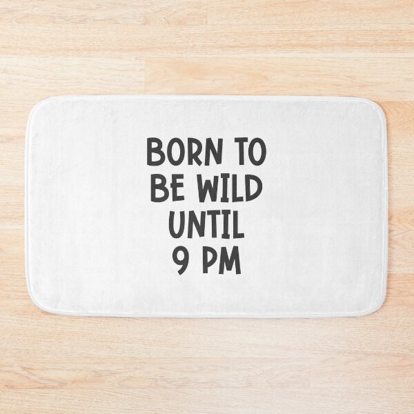 Item preview, Born To Be Wild Vintage Typography Design designed and sold by FoxFrame Studio.