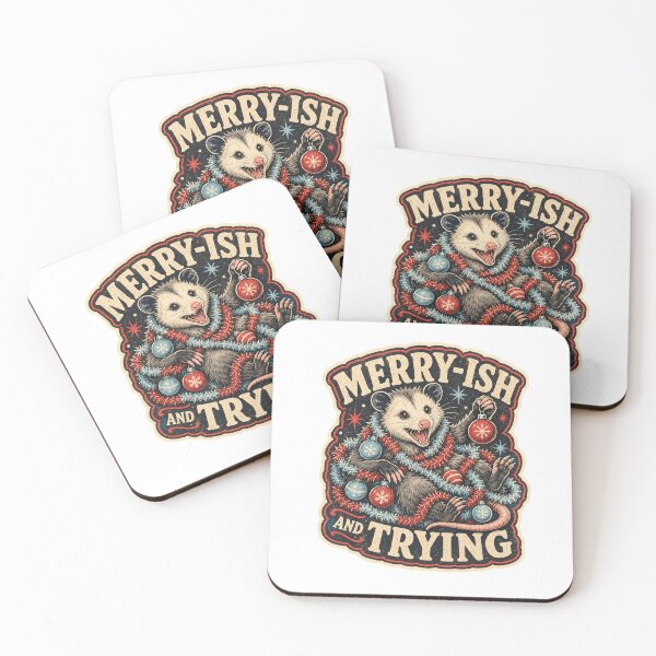 Item preview, Merry-ish and Trying designed and sold by Peak Pop Studio..