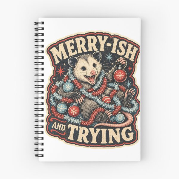 Item preview, Merry-ish and Trying designed and sold by Peak Pop Studio..