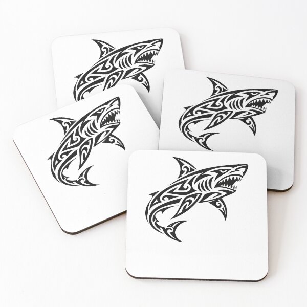 Item preview, Maori Style Tribal Shark Ocean Predator designed and sold by elderberry.