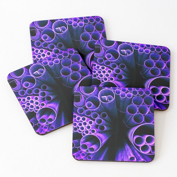 Item preview, Purple Twilight Pipes Radial Reflection | 보랏빛 designed and sold by HyunDam.