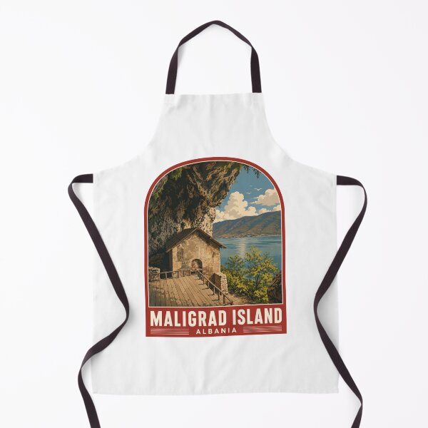 Item preview, Maligrad Island Albania Vintage Travel designed and sold by synthoso.