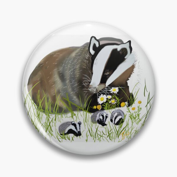 Item preview, Badger Family designed and sold by TinaJostDesigns.