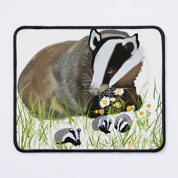 Item preview, Badger Family designed and sold by TinaJostDesigns.