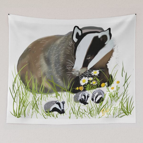 Item preview, Badger Family designed and sold by TinaJostDesigns.