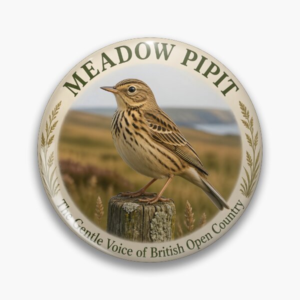 Item preview, MEADOW PIPIT   – The Gentle Voice of British Open Country designed and sold by The Digital Compass.