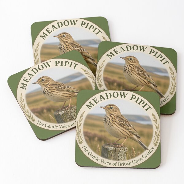 Item preview, MEADOW PIPIT   – The Gentle Voice of British Open Country designed and sold by The Digital Compass.
