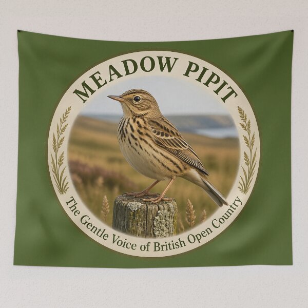 Item preview, MEADOW PIPIT   – The Gentle Voice of British Open Country designed and sold by The Digital Compass.