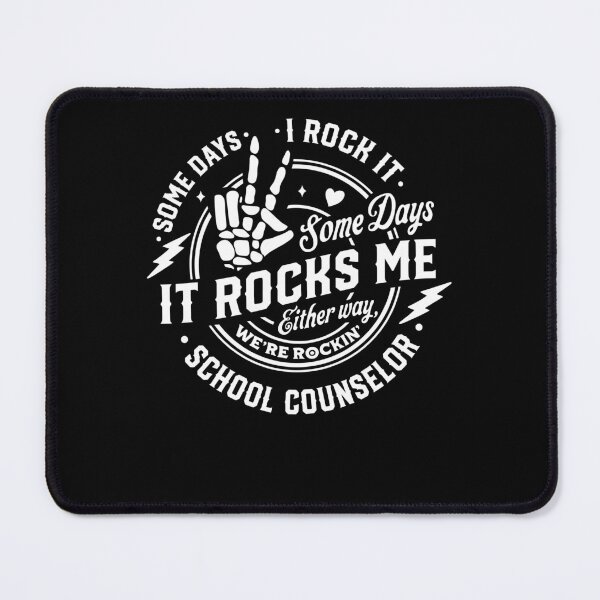 Item preview, Some Days I Rock It School Counselor T-Shirt Design designed and sold by cerima.