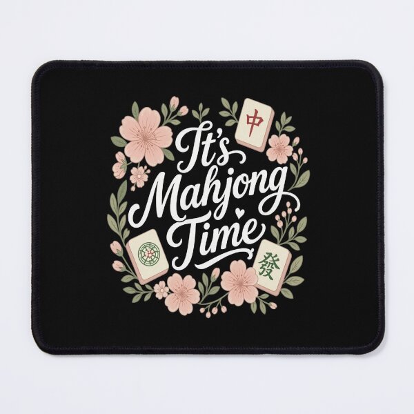 Item preview, Aesthetic Preppy Floral It's Mahjong Time Wreath designed and sold by haitrieuic96.