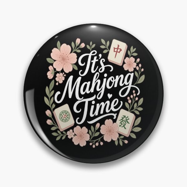 Item preview, Aesthetic Preppy Floral It's Mahjong Time Wreath designed and sold by haitrieuic96.