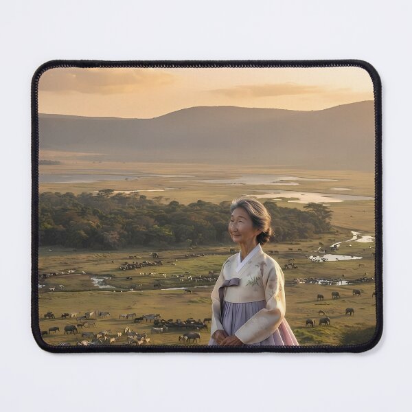 Item preview, Garden of Eden: A Hanbok's Vow of Coexistence in Ngorongoro designed and sold by SOOstudio73.