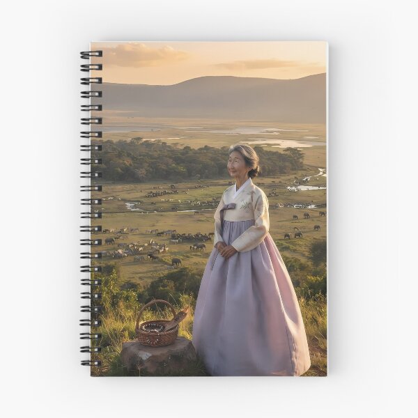 Item preview, Garden of Eden: A Hanbok's Vow of Coexistence in Ngorongoro designed and sold by SOOstudio73.