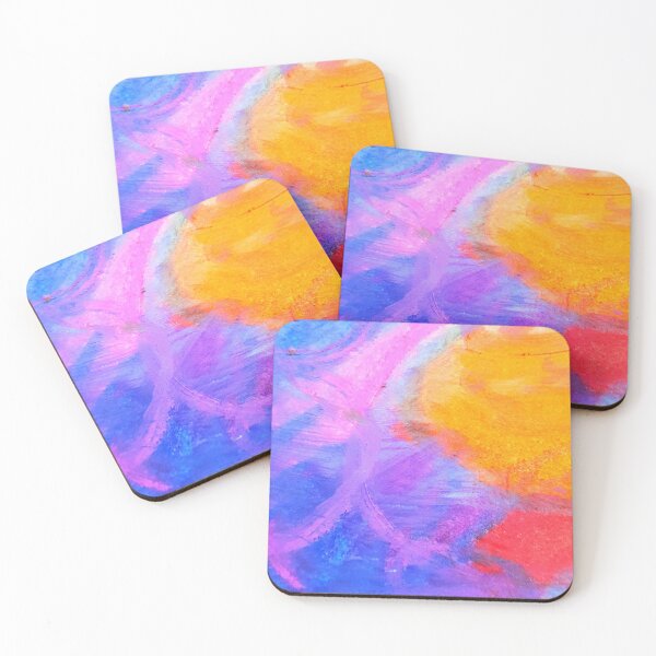 Item preview, blue and orange abstract designed and sold by Tereza Pilar  Art.