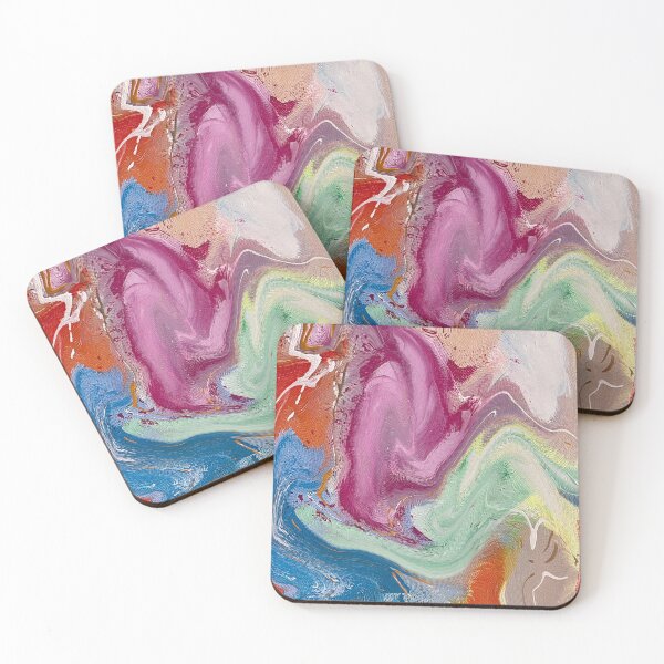 Item preview, Abstract artistic summer day in cheerful colors designed and sold by Susanna Schorr.