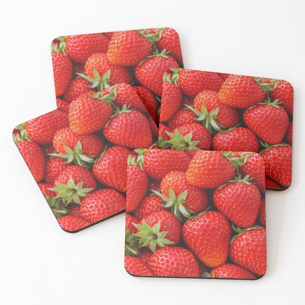 Item preview, Fresh Red Strawberries Pattern Photography designed and sold by S.K.Singh.