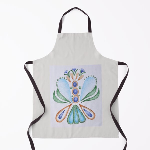 Item preview, Folk Floral Motif designed and sold by Little Colour Kingdom.