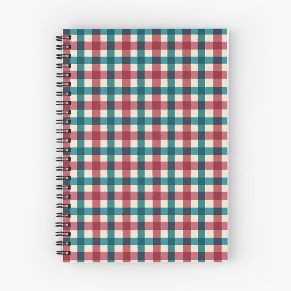 Item preview, Teal Navy Pink Cottage Gingham Check Pattern designed and sold by DColourMuse.