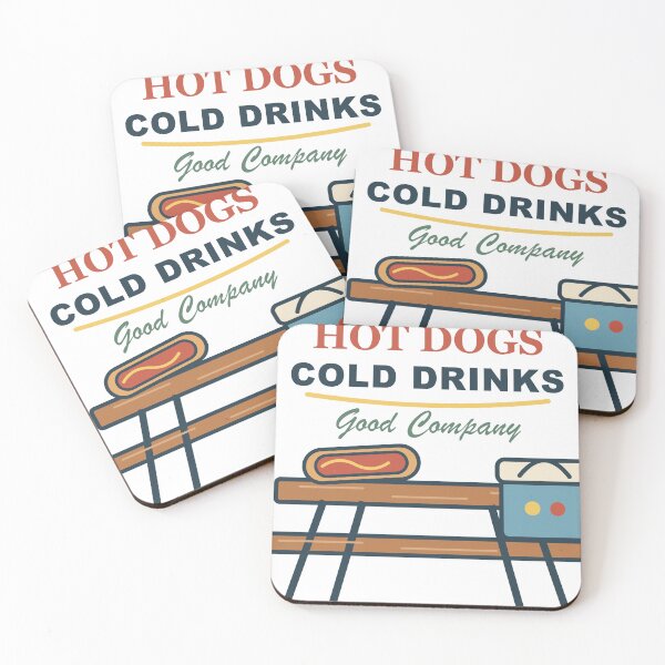 Item preview, Hot Dogs, Cold Drinks & Good Company – Summer Cookout Design designed and sold by FlamoArt.
