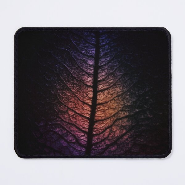 Item preview, Dark Glowing Leaf Skeleton Macro Texture designed and sold by WitchyBotanicaArt.