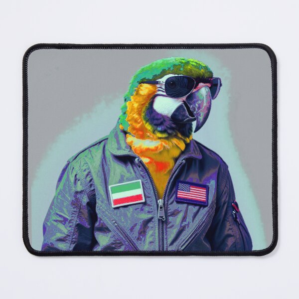 Item preview, Pilot Parrot, an aviation gift, for the pilot, animal lover and aviation enthusiast designed and sold by PiperParrot.