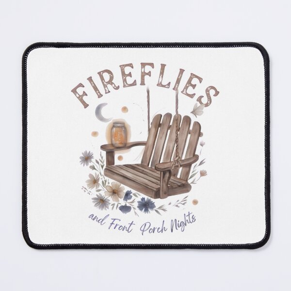 Item preview, Fireflies and Front Porch Nights | Cottagecore Wildflower Rustic Farmhouse Vintage Floral designed and sold by ZyziowskyArt.