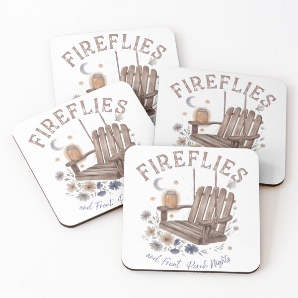 Item preview, Fireflies and Front Porch Nights | Cottagecore Wildflower Rustic Farmhouse Vintage Floral designed and sold by ZyziowskyArt.