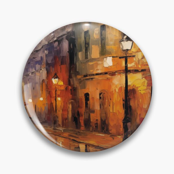 Item preview, Impressionist Rainy Night in the City designed and sold by AniDragonfly.