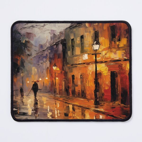 Item preview, Impressionist Rainy Night in the City designed and sold by AniDragonfly.