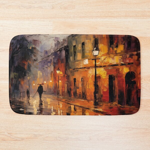 Item preview, Impressionist Rainy Night in the City designed and sold by AniDragonfly.