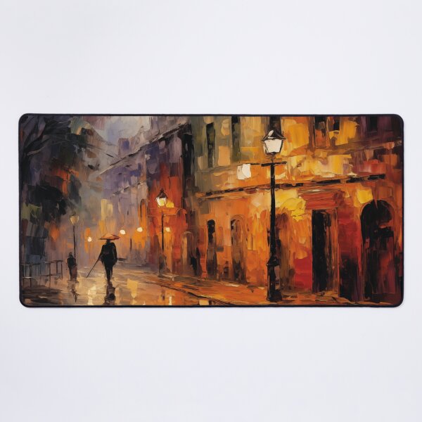 Item preview, Impressionist Rainy Night in the City designed and sold by AniDragonfly.