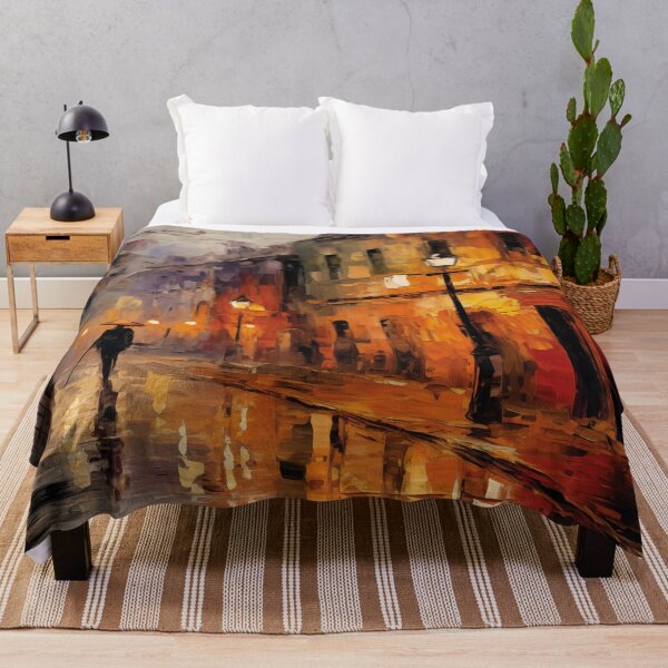 Item preview, Impressionist Rainy Night in the City designed and sold by AniDragonfly.