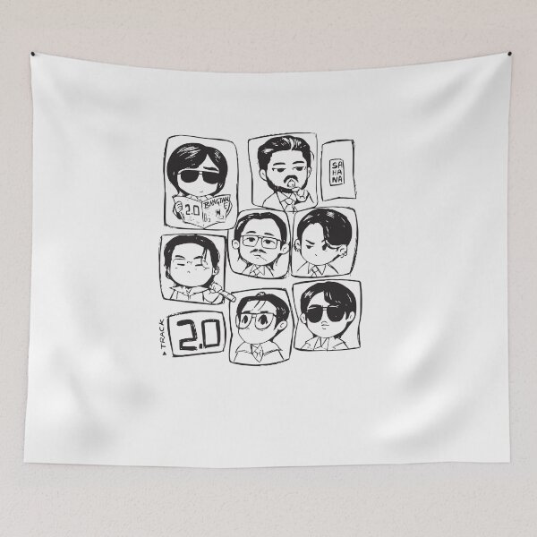 Item preview, BTS Sketch Cartoon Shirt, Hand Drawn Kpop Group Tee, Cute Doodle Fan Art, Comfort Colors Shirt designed and sold by BerryHand.