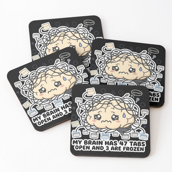 Item preview, Overthinker funny brain designed and sold by MMateka.