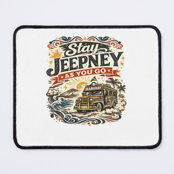 Item preview, Stay Jeepney As You Go – Vintage Philippine Jeepney Travel T-Shirt designed and sold by D.Shop.
