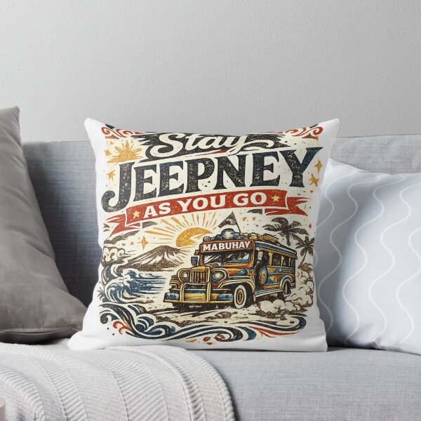 Item preview, Stay Jeepney As You Go – Vintage Philippine Jeepney Travel T-Shirt designed and sold by D.Shop.